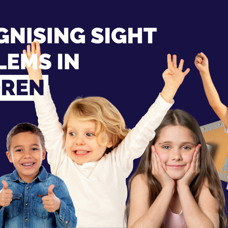 Recognising sight problems in children - Blog Banner